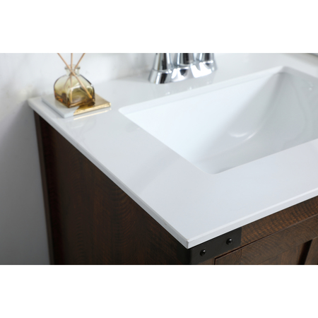 Elegant Decor 36 Inch Single Bathroom Vanity In Espresso VF90236EX